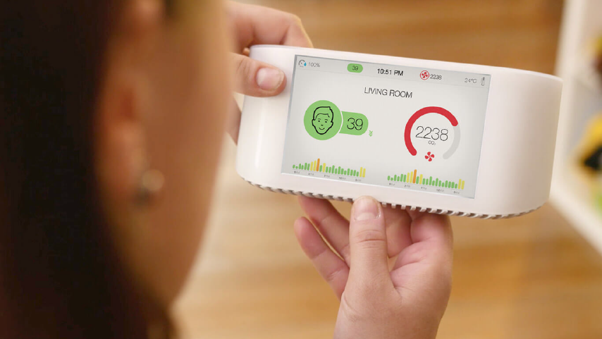 Miernik Air Visual Pro IQAir