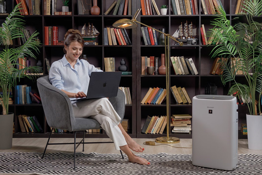 Oczyszczacz powietrza Sharp KI-N52EU-L przeznaczony do 38 m²