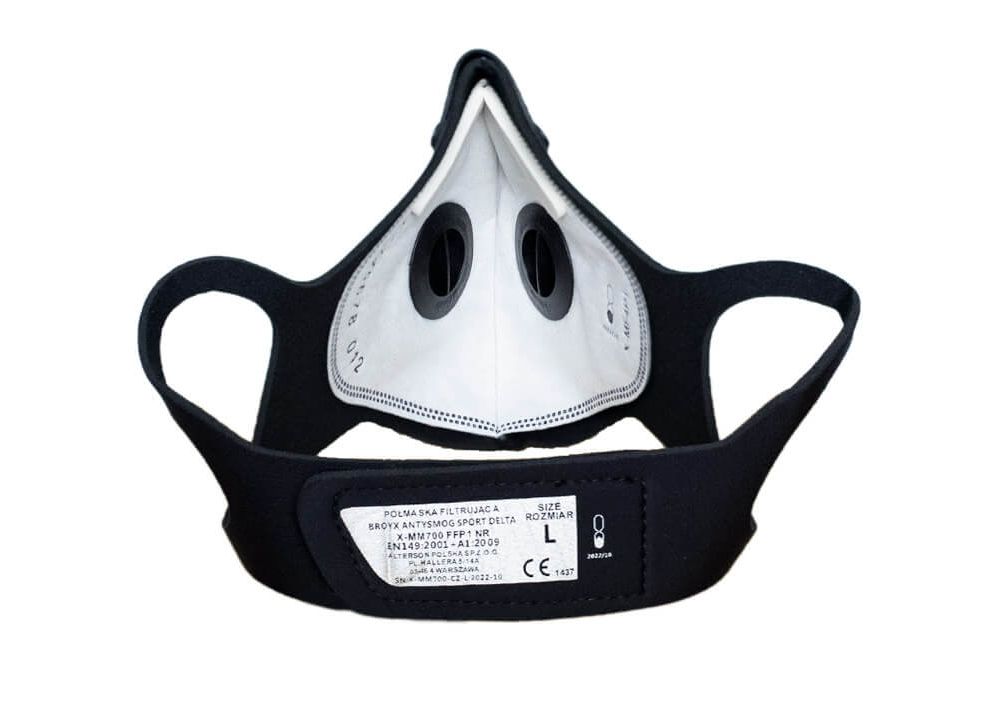 Maska antysmogowa Broyx ze znakiem bezpieczeństwa CE