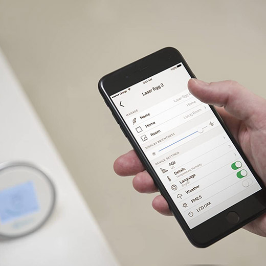 Kaiterra Laser Egg+ CO2 miernik jakości powietrza