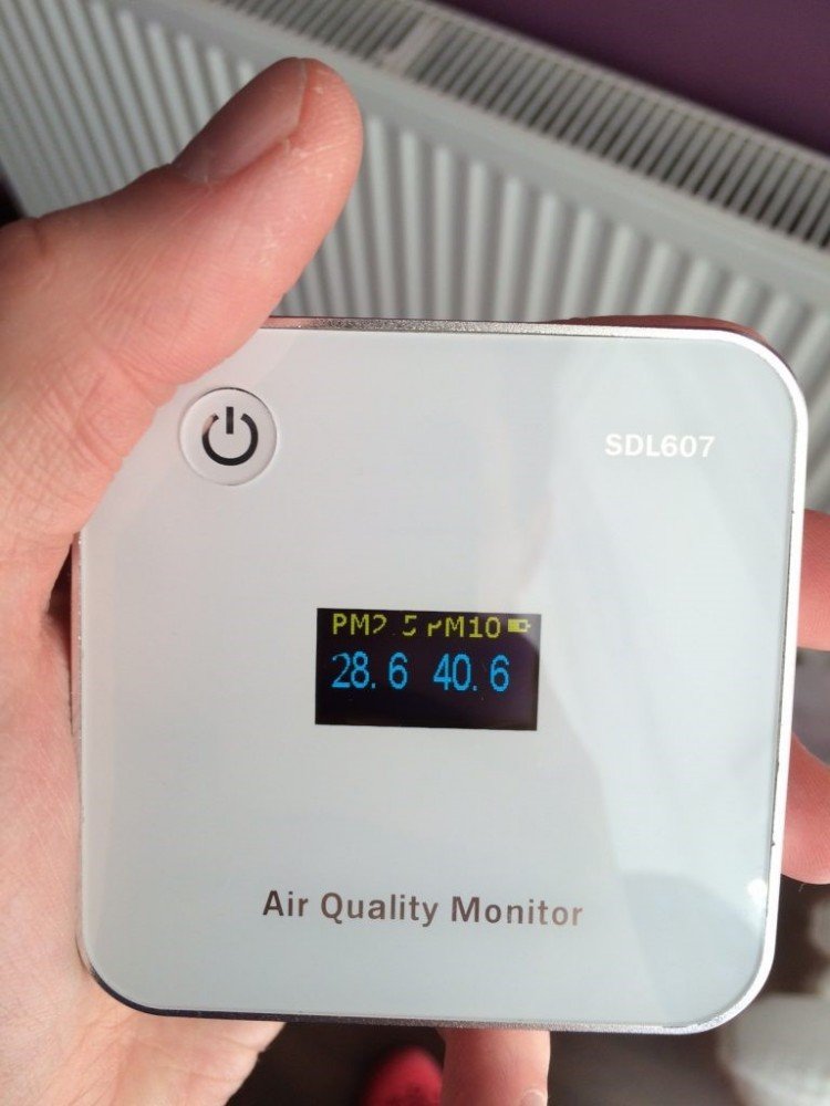 Wyniki pomiaru zanieczyszczenia powietrza