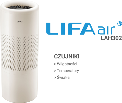 Czujniki w nawilżaczu LIFAair LAH302