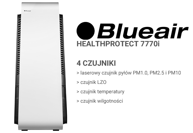 Blueair HealthProtect 7770i czujniki