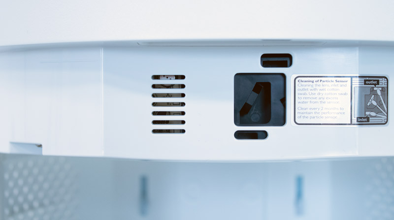 Philips Dual Scan AC3858/50 zbliżenie na czujnik