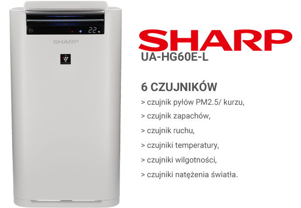 Sharp UA-HG60E-L czujniki