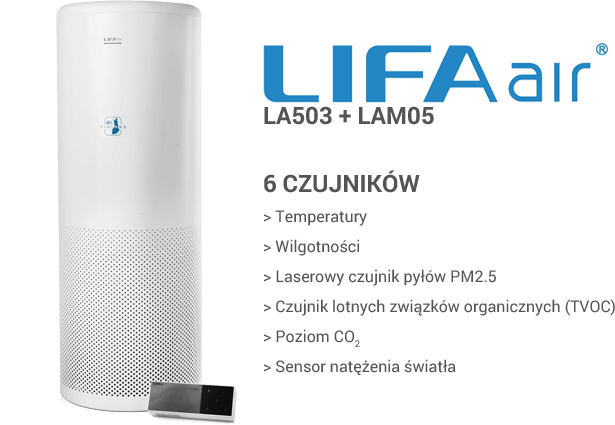 LIFAair LA503   LAM05 czujniki