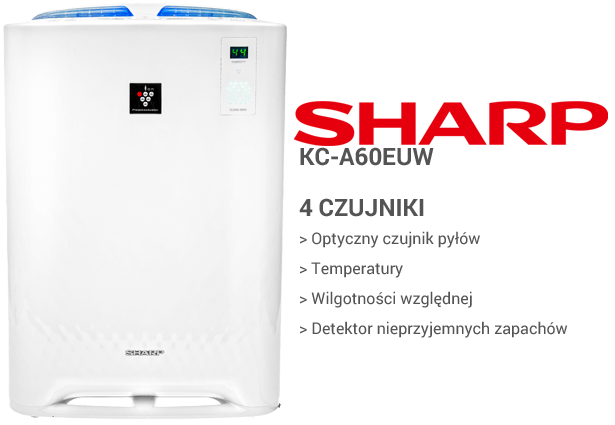 Sharp KC-A60EUW - czujniki