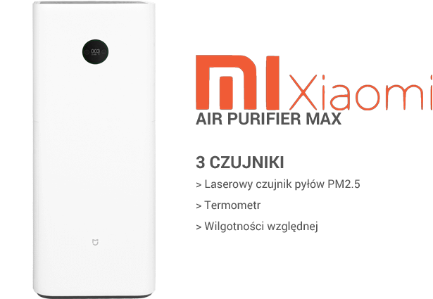 Xiaomi Air Purifier Max czujniki