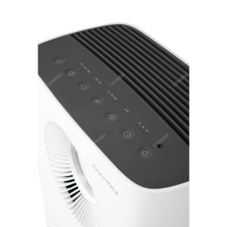 Coway Storm widok z góry, panel sterowania, wywiew powietrza