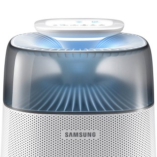 Samsung AX40R3030WM informujący o bardzo dobrej jakości powietrza