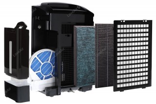 Sharp KC-A40EUB filtracja, przekrój urządzenia