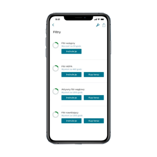 Zrzut z aplikacji Clean Home+