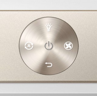 Philips AC4558/50 zbliżenie na panel sterowania