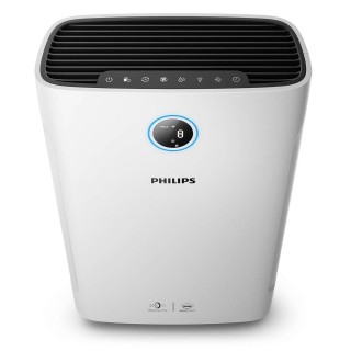 Philips AC3829/10 widok z góry, panel sterowania i wywiew powietrza