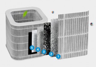 Przekrój filtra do Toshiba CAF-X83XPL