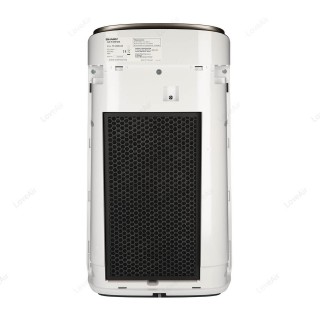Sharp FP-J80EU-W widok tył, filtr węglowy w urządzeniu