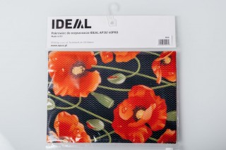 Pokrowiec dekoracyjny IDEAL: wzór maki