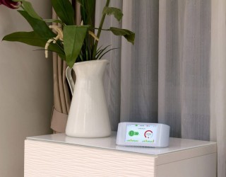 Aranżacja czujnika Air Visual Pro IQAir