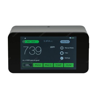 LIFAsmart LAM01 - wskazywanie poziomu dwutlenku węgla