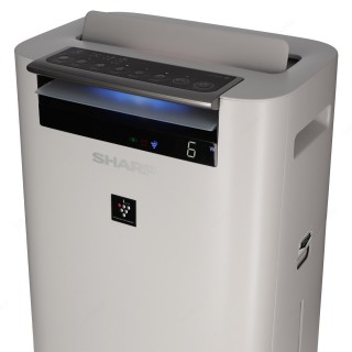 Sharp UA-HG40E-L - widok góra, wyświetlacz i panel sterowania