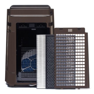 Sharp UA-HD40E-T - widok tył, rozłożone filtry