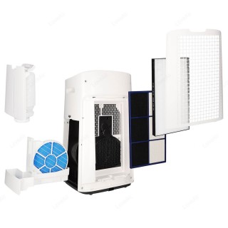 Sharp UA-KIL80E-W - rozłożone filtry, filtracja