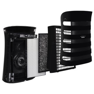 Sharp UA-PM50E-B - rozłożone filtry oraz pułapka na komary