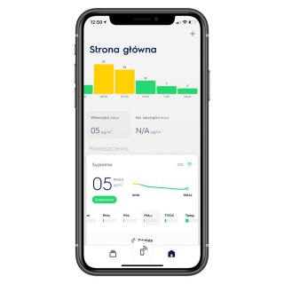 Zrzut z aplikacji Electrolux Pure A9