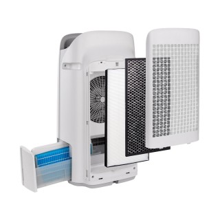 Sharp UA-KCP100E-W - rozłożone wszystkie filtry