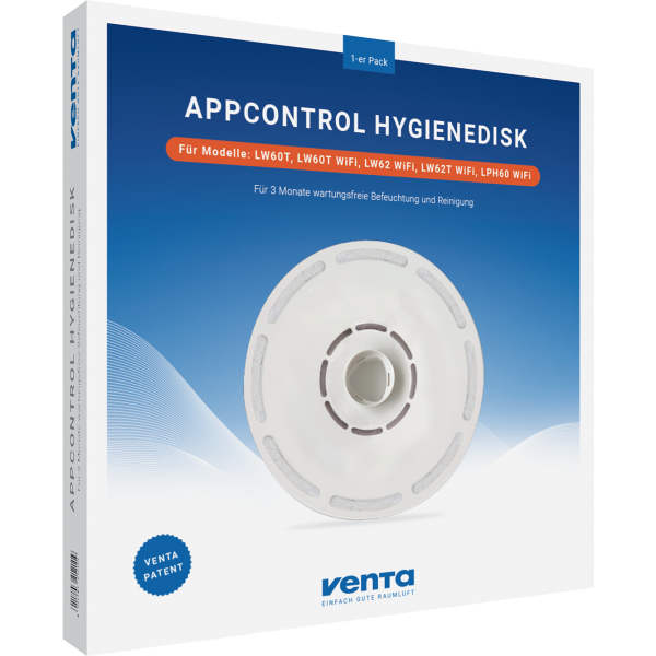 Akcesorium do nawilżacza Dysk higieniczny Venta AppControl