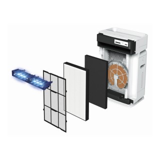 Daikin MCK70YV - rozłożone wszystkie filtry