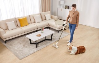 Dreame R10 - podczas odkurzania