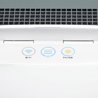 Blueair Classic 205 - panel sterowania i wywiew powietrza