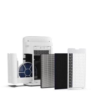 Sharp UA-KIN42E-W - rozłożone wszystkie filtry