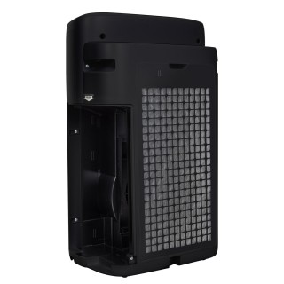 Sharp UA-KIN52E-H - widok z tyłu bokiem, wyciągnięty zbiornik na wodę