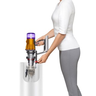 Dyson V12 Detect Slim™ Absolute - opróżnianie zbiornika
