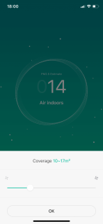 Zrzut z aplikacji Mi Home