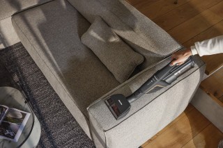 Szczotka ręczna Miele Electro Compact - podczas odkurzania