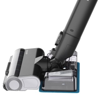 Sharp SA-VP4261BS - zbliżenie na elektroszczotkę i nakładkę mopującą