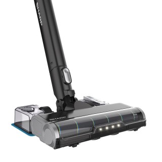 Sharp SA-VP4261BS - zbliżenie na elektroszczotkę i nakładkę mopującą