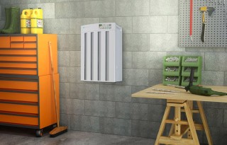 EcoAir Droid - po montażu na ścianie