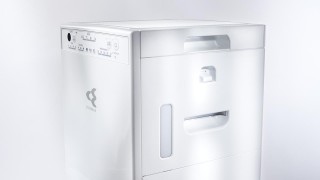 Daikin MCK555A - widok bok od strony nawilżacza