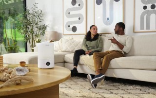 Levoit Dual 200S - aranżacja nawilżacza w salonie